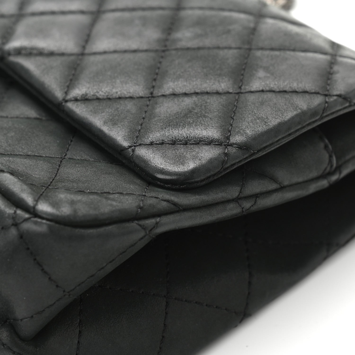 Chanel Iridescent Calfskin Quilted 2.55 Reissue 227 Flap Black 11 of 17