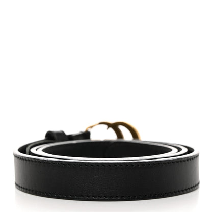 Gucci Calfskin Double G 20mm Belt 70 28 Black 2 of 5