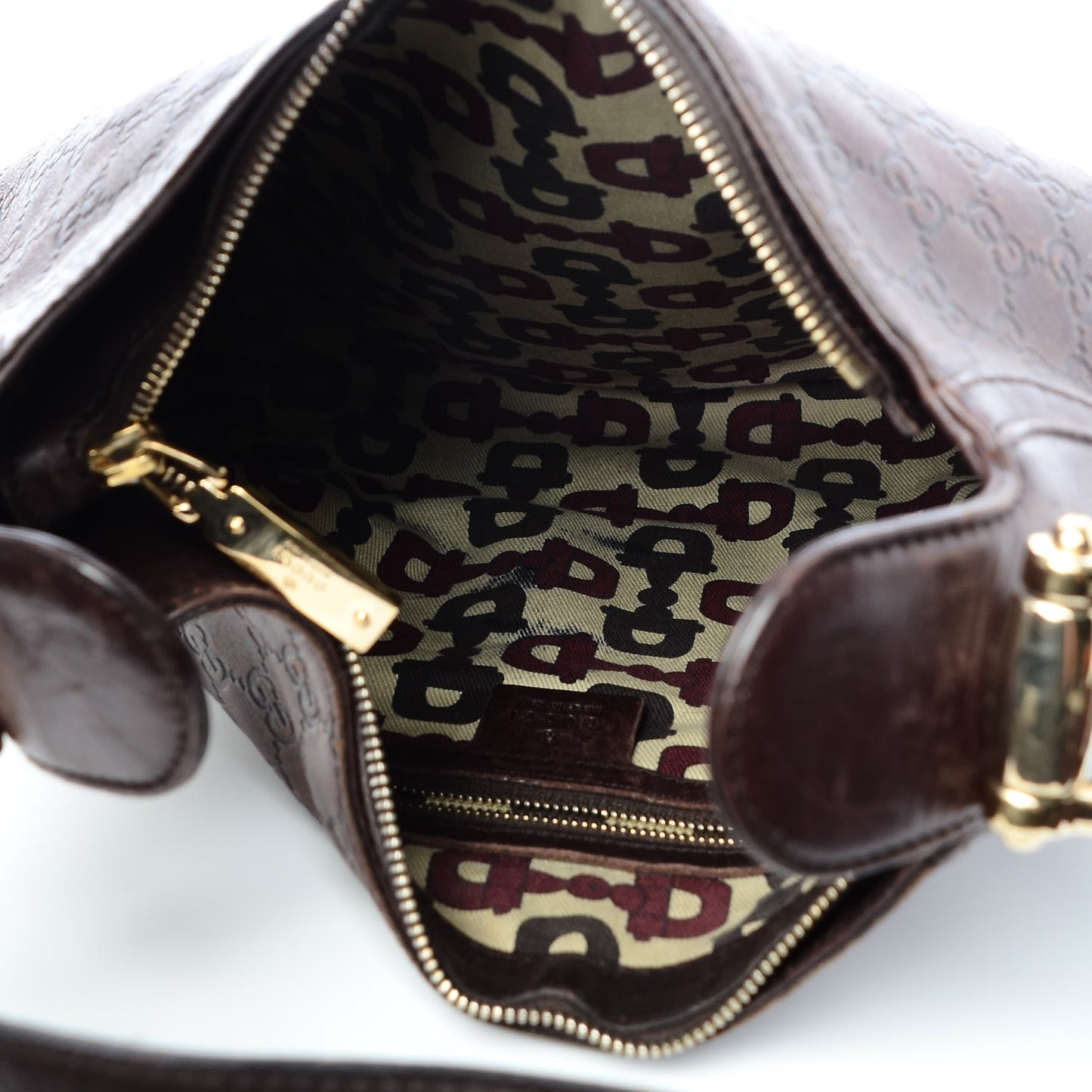 Guccissima Creole Hobo Chocolate