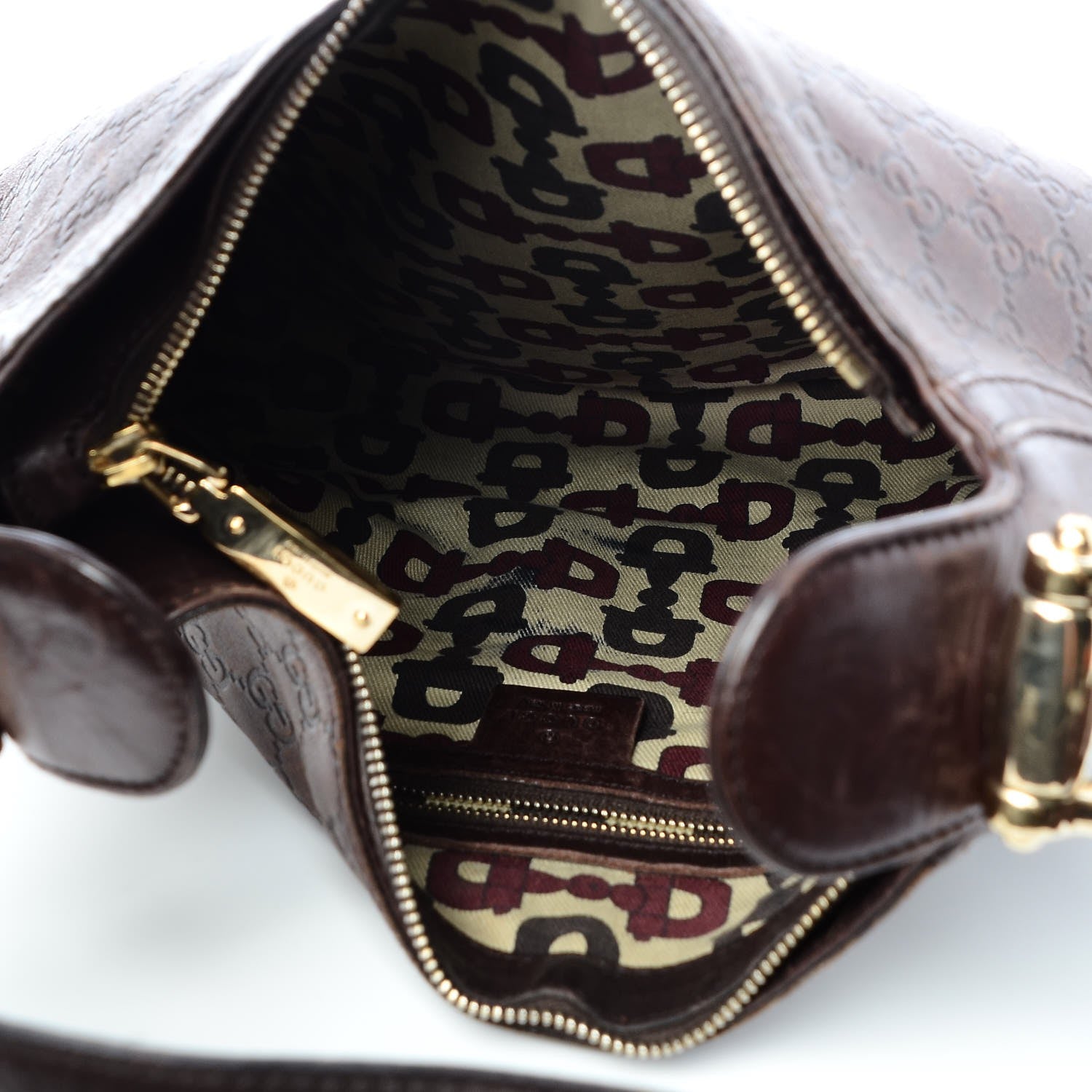 Gucci Guccissima Creole Hobo Chocolate 5 of 13