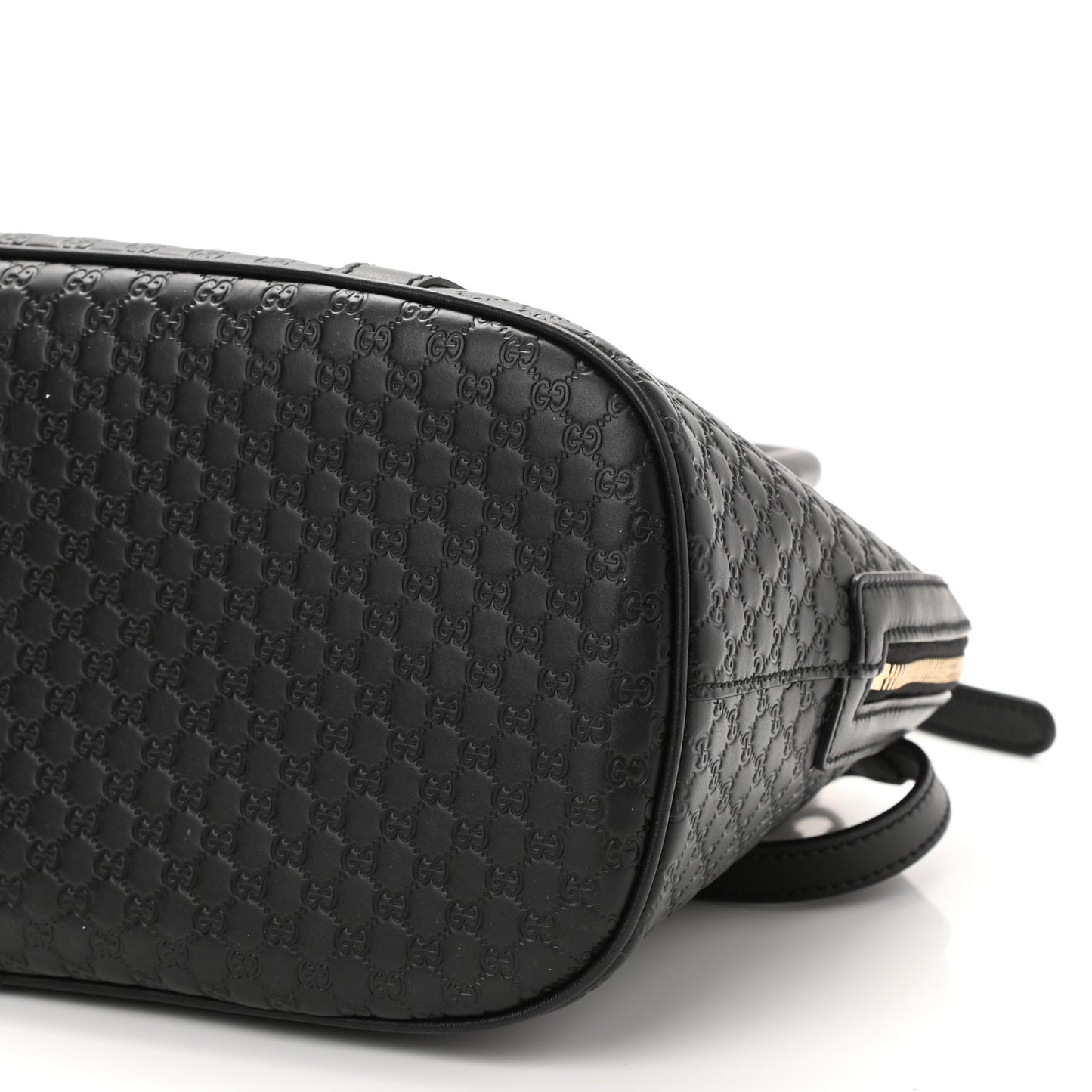Microguccissima Medium Dome Bag Black
