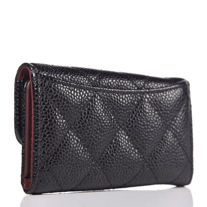 Chanel Caviar Quilted 6 Key Holder Black 3 of 9
