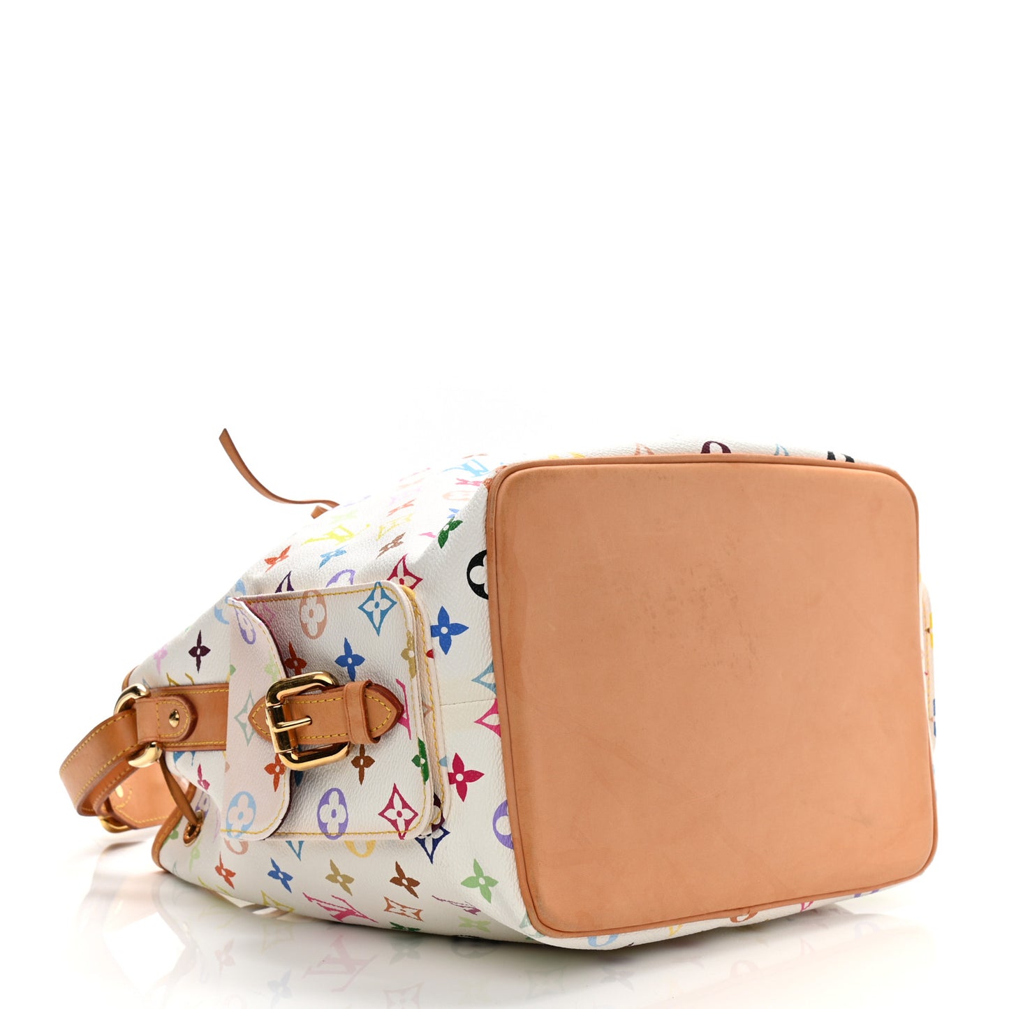 Monogram Multicolor Petit Noe White