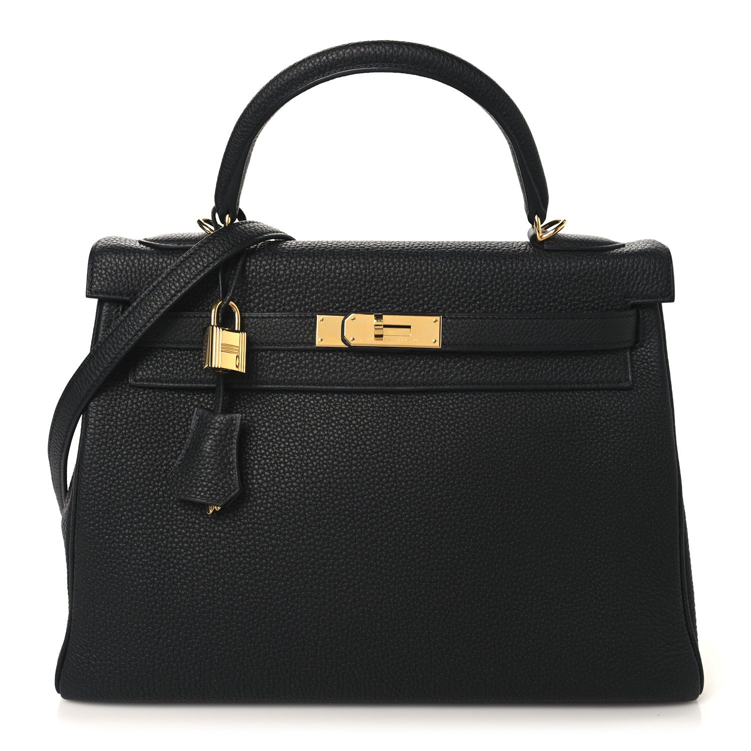 Hermes Togo Kelly Retourne 32 Black 1 of 12