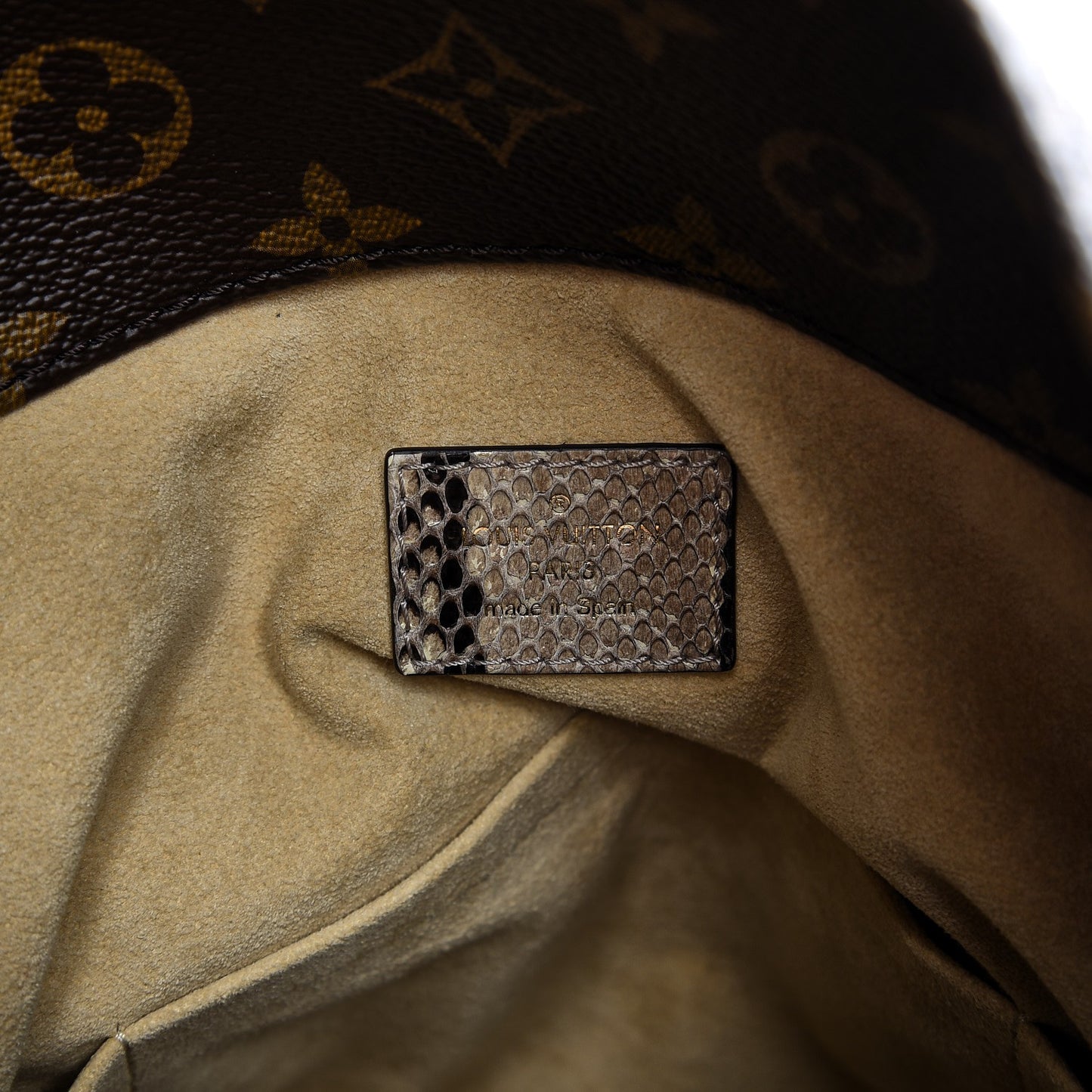Snakeskin Monogram Artsy MM