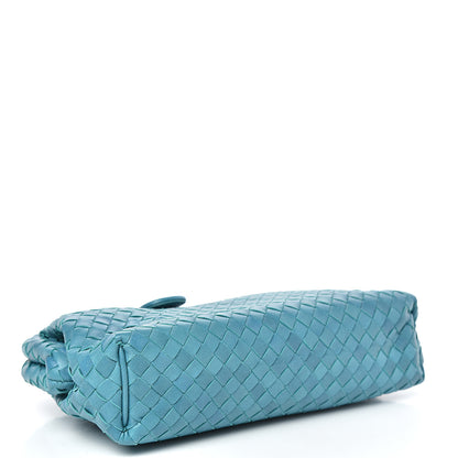 Bottega Veneta Nappa Intrecciato The Lauren 1980 Clutch Aqua 4 of 7