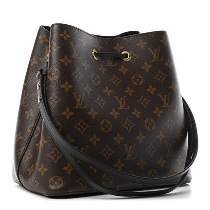 Louis Vuitton Monogram Neonoe MM Black 2 of 4