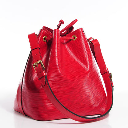 Louis Vuitton Epi Petit Noe Red 4 of 16