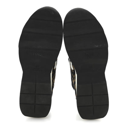 Fendi Technical Mesh Lycra FFreedom Patchwork Sneakers 38.5 Black Tobacco 6 of 9