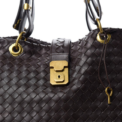 Bottega Veneta Nappa Intrecciato Large Capri Tote Ebano 15 of 15