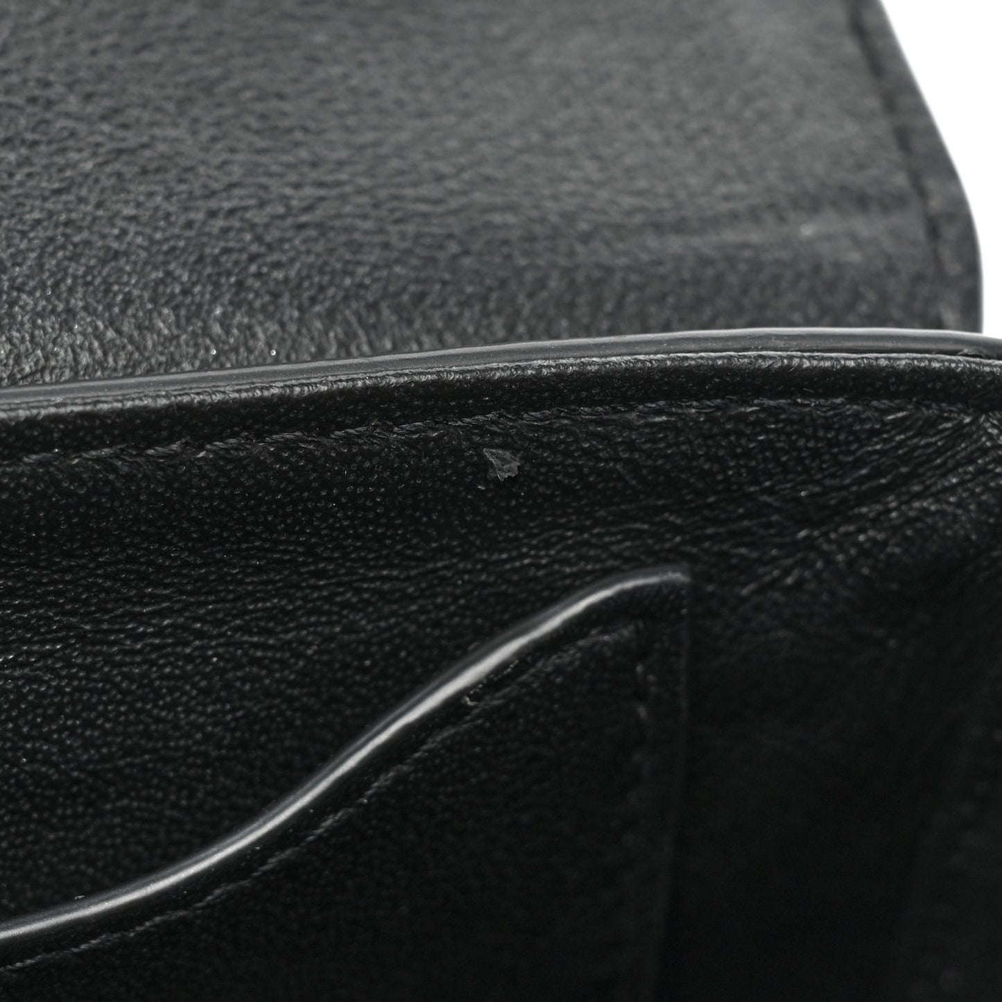 Shiny Calfskin Small Pampille C Bag Black