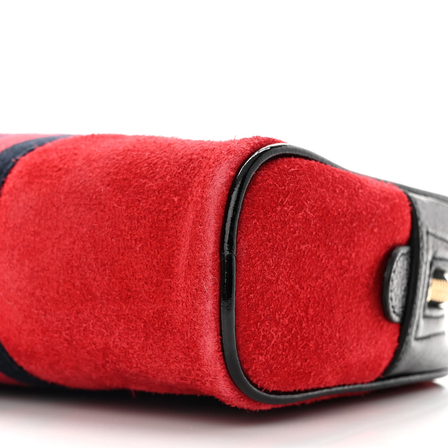 Suede Small Ophidia Belt Bag 85 34 Hibiscus Red