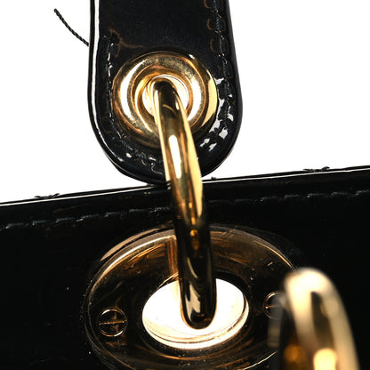 Christian Dior Patent Cannage Large Lady Dior Black 13 of 13