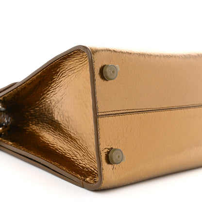 Christian Dior Metallic Calfskin Medium Diorever Flap Bronze 9 of 11