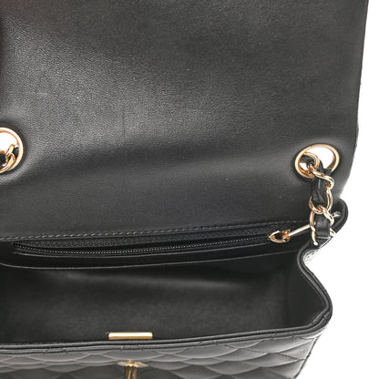 Chanel Lambskin Quilted Mini Square Flap Black 5 of 11