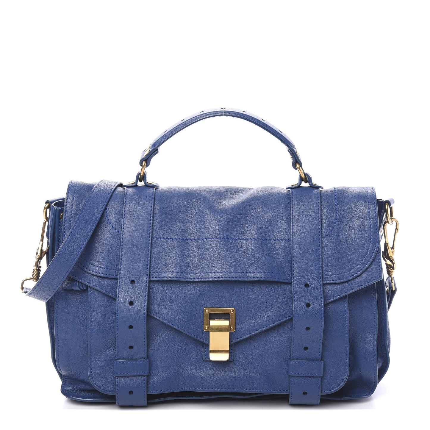 Lambskin Medium PS1 Satchel Royal Blue