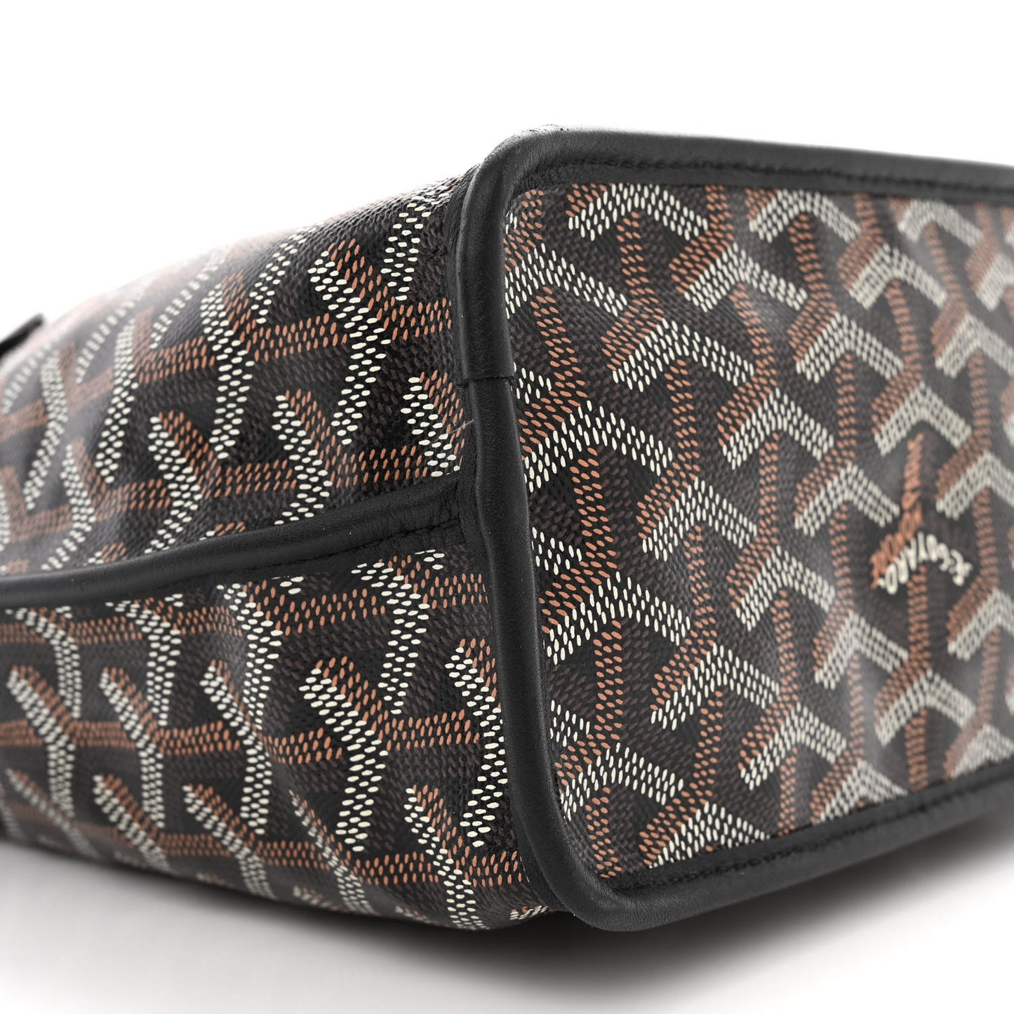 Goyardine Reversible Mini Anjou Black