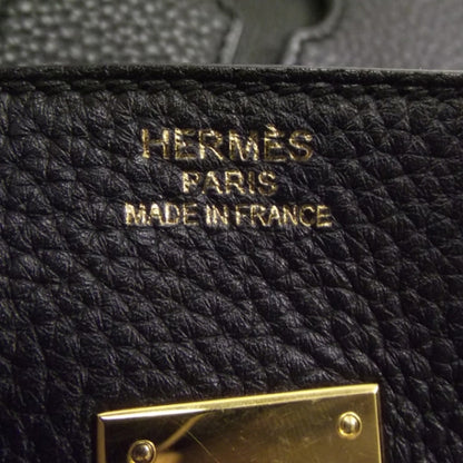 Hermes Taurillon Clemence Birkin 35 Noir 10 of 13