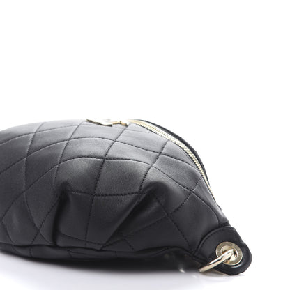 Chanel Lambskin Quilted Waist Belt Bag Black 8 of 12