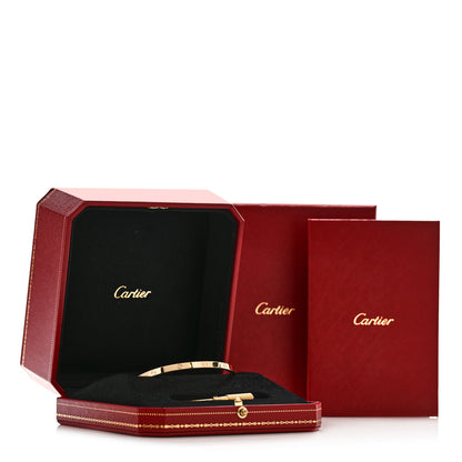 Cartier 18K Yellow Gold Small LOVE Bracelet 18 5 of 5