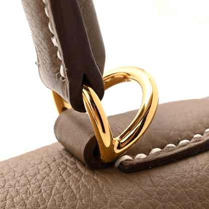 Hermes Togo Kelly Retourne 25 Etoupe 13 of 13