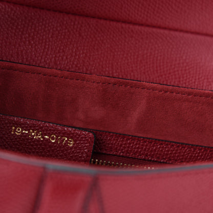 Christian Dior Calfskin Saddle Bag Scarlet 9 of 10
