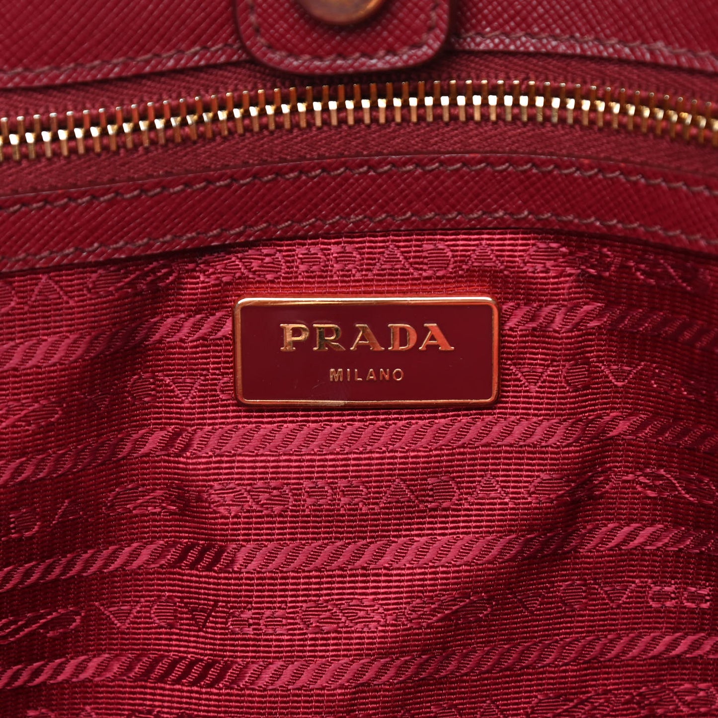 Saffiano Lux Large Tote Cherry