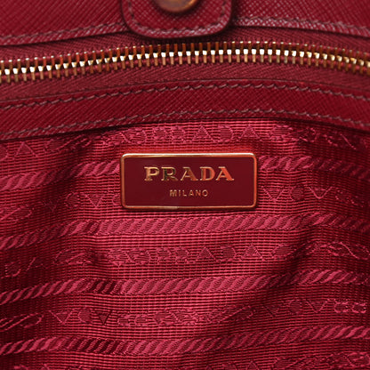 Prada Saffiano Lux Large Tote Cherry 6 of 24