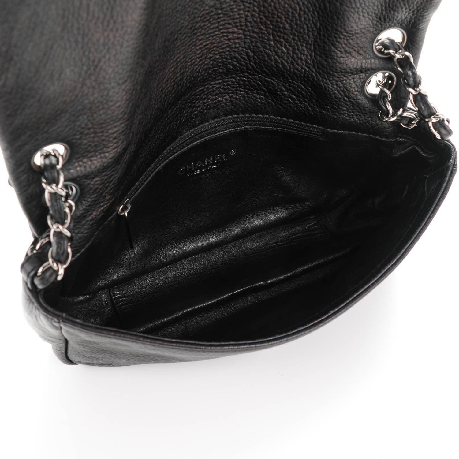 Chanel Deerskin Small Luxe Ligne Flap Black 5 of 6