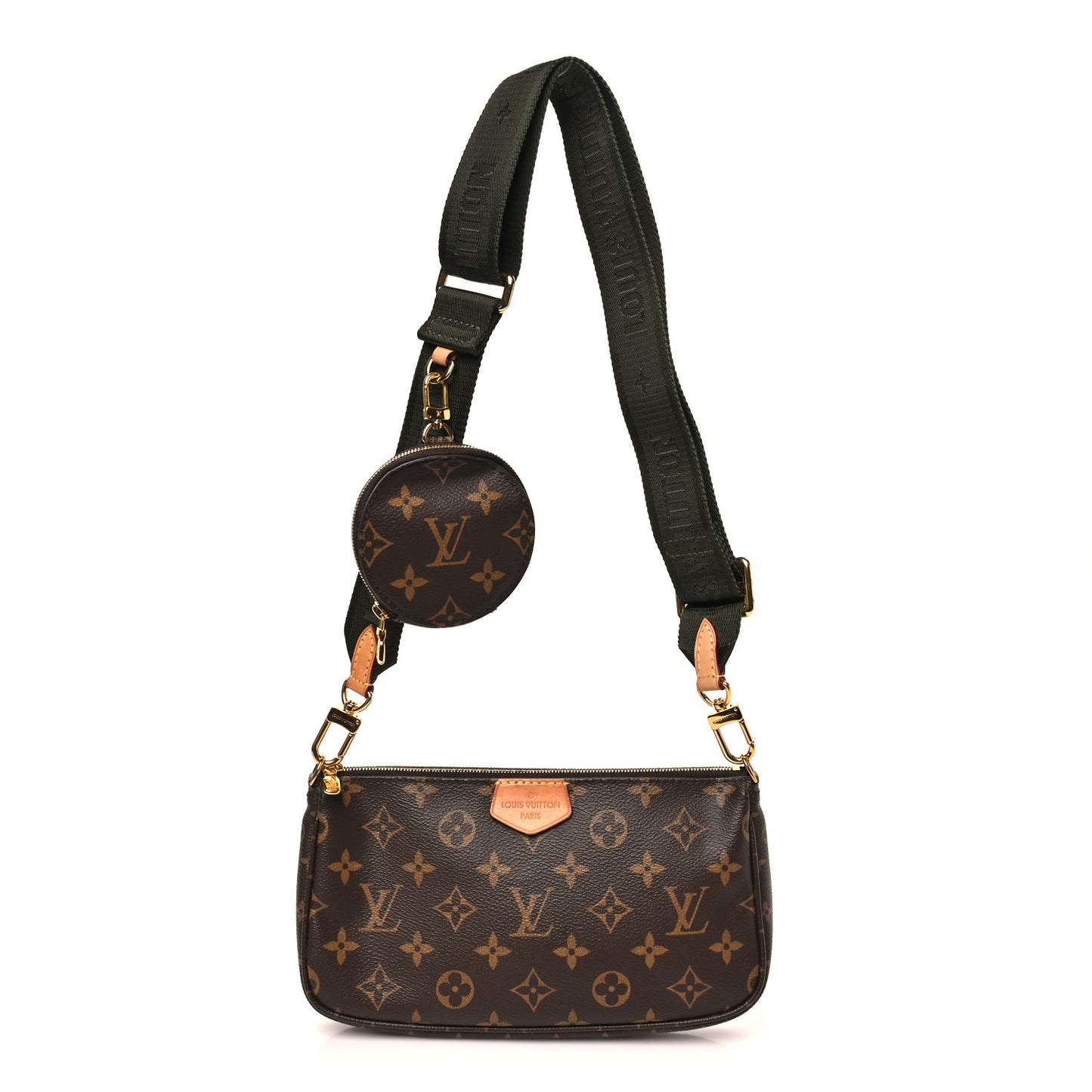 Monogram Multi Pochette Accessories Large Pochette Kaki