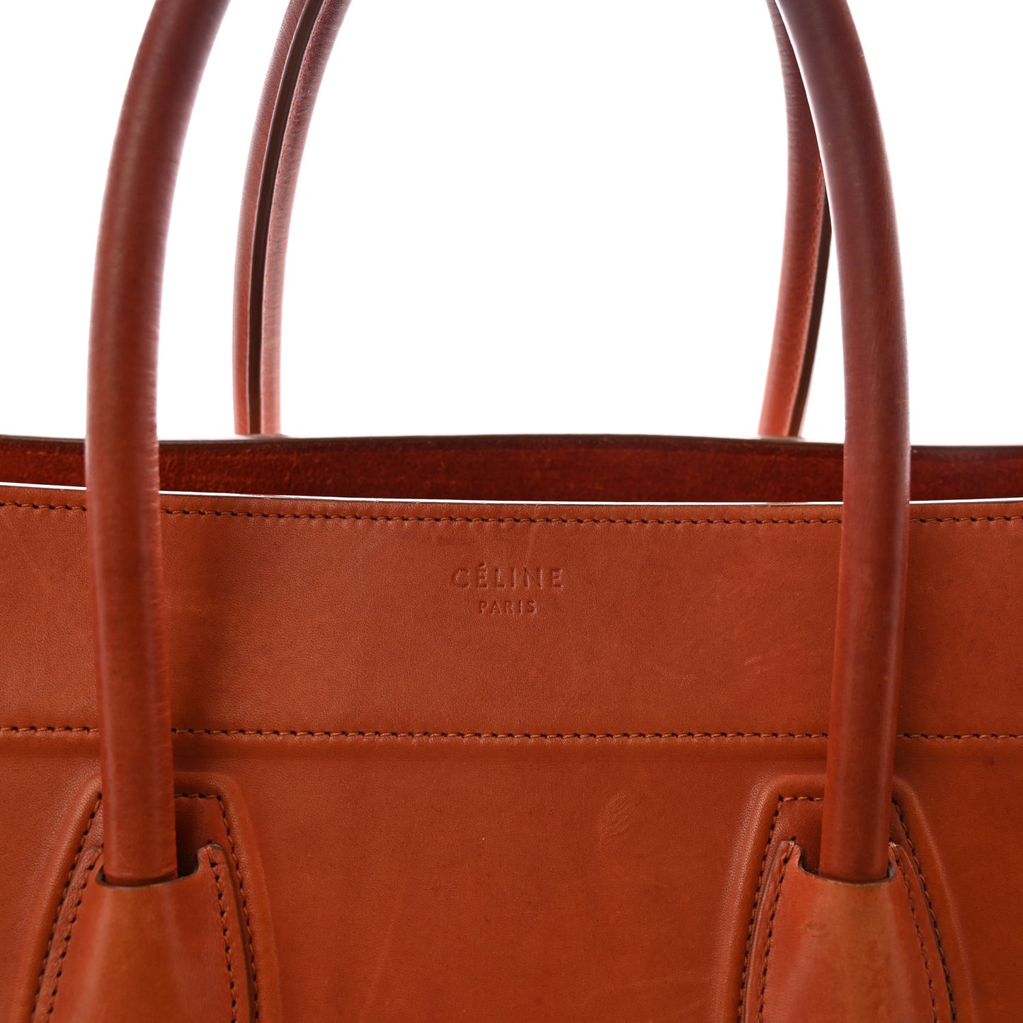 Natural Calfskin Medium Phantom Luggage Brick