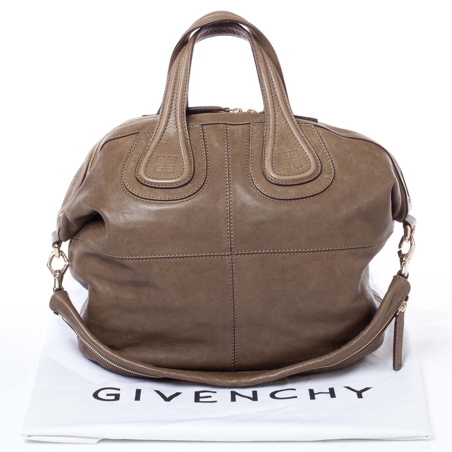 Givenchy Leather Medium Nightingale Olive 9 of 9