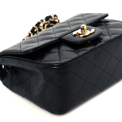 Chanel Caviar Quilted Mini Square Flap Black 9 of 12