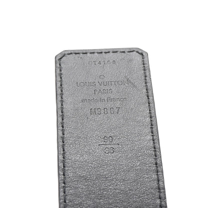 Louis Vuitton Calfskin 40mm LV Initiales Reversible Belt 90 36 Black Dark Brown 5 of 5