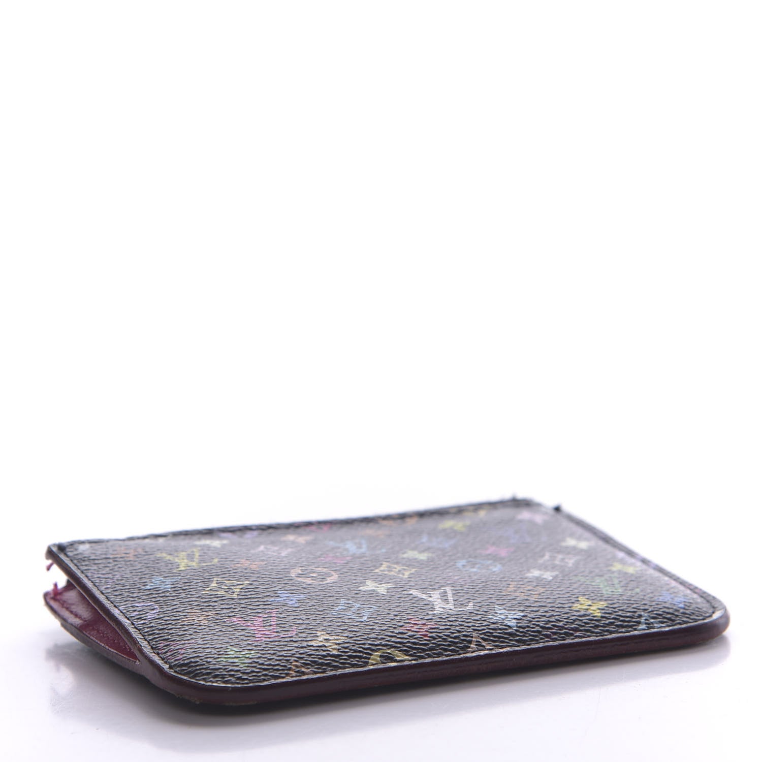 Louis Vuitton Monogram Multicolor Key Pouch Black Grenade 4 of 6