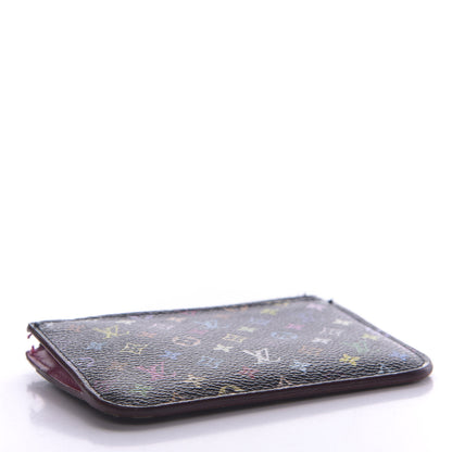 Louis Vuitton Monogram Multicolor Key Pouch Black Grenade 4 of 6