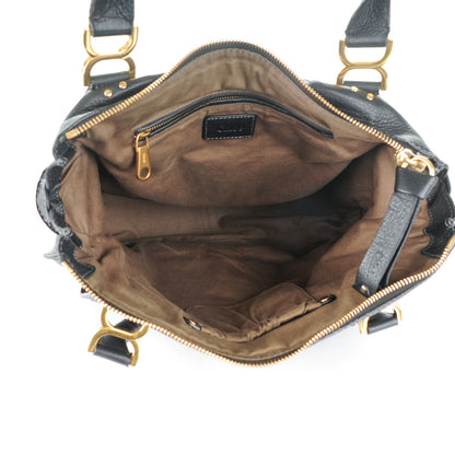 Chloe Calfskin Large Marcie Satchel Black 5 of 7