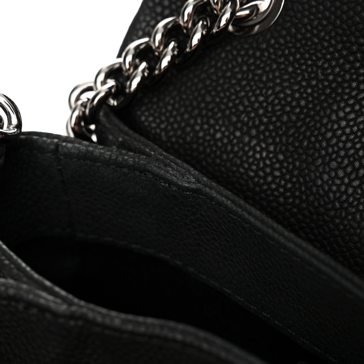 Chanel Caviar Quilted Small Lady Pearly Flap Black 11 of 12