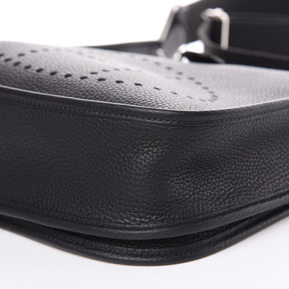 Hermes Taurillon Clemence Evelyne III PM Black 9 of 10