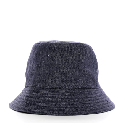 Hermes Denim Eden Bucket Hat 56 Indigo 5 of 11