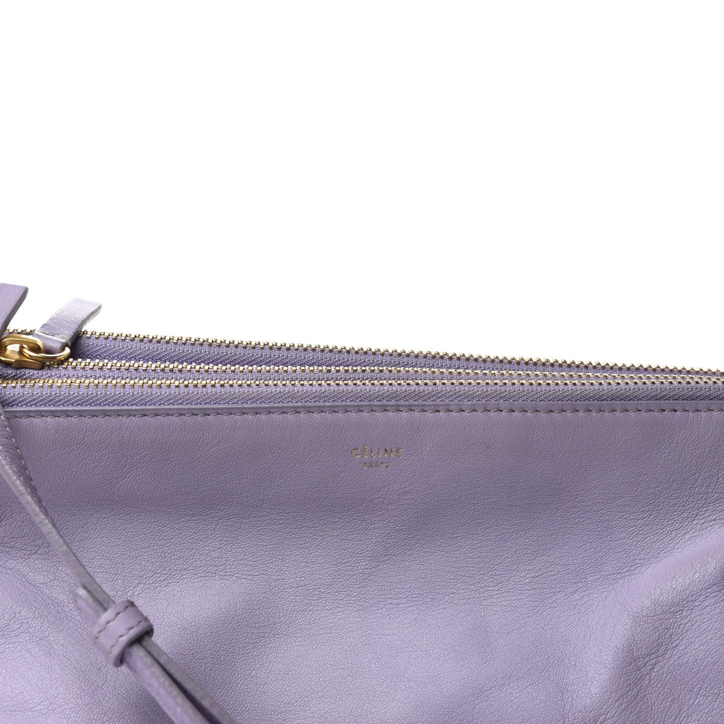 Lambskin Large Trio Crossbody Bag Lilac