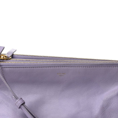 Celine Lambskin Large Trio Crossbody Bag Lilac 14 of 14
