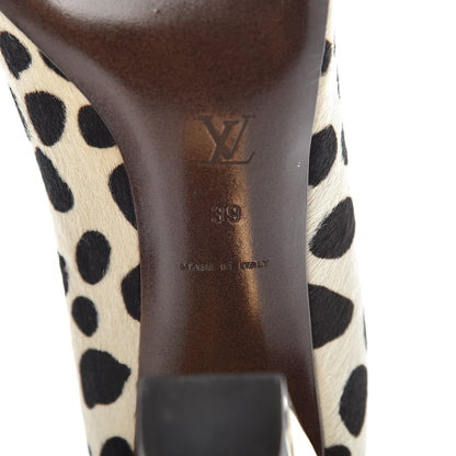 Louis Vuitton Pony Hair Polka Dot Pumps 39 6 of 8