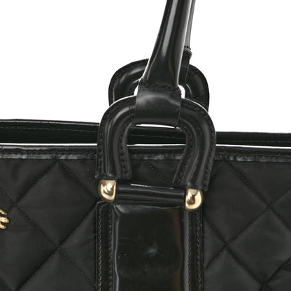 Burberry Nylon Quilted Grange Tote Black 12 of 12