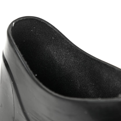 Bottega Veneta Rubber Shine Ankle Boots 38 Black 17 of 19