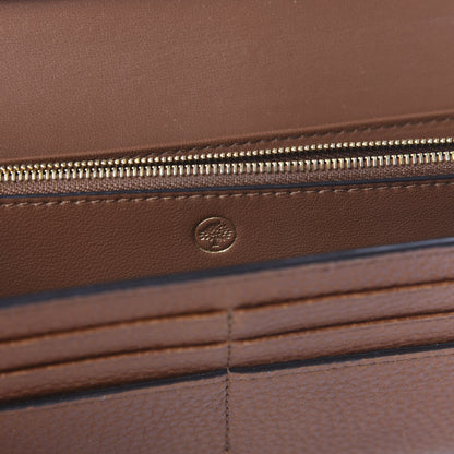 Mulberry Grain Vegetable Tanned Calfskin Continental Wallet Oak 8 of 12