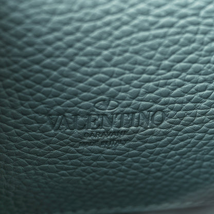 Valentino Garavani Pebbled Calfskin Medium Rockstud Flip Lock Crossbody Bag Celadon 6 of 8