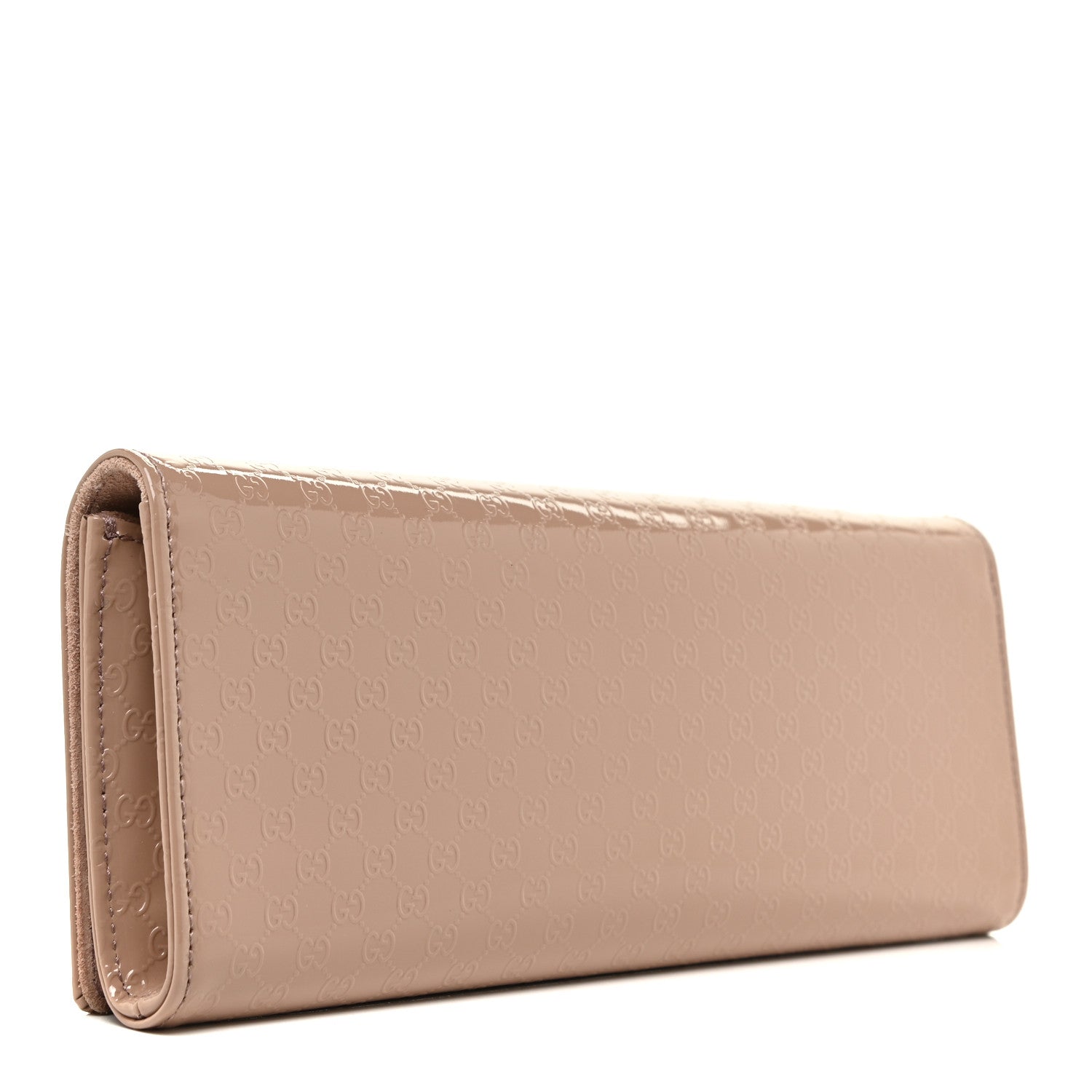 Gucci Patent Microguccissima Small Broadway Clutch Dark Cipria 3 of 13