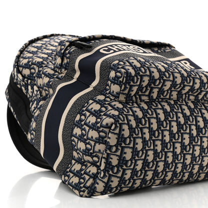 Christian Dior Oblique Diortravel Backpack Blue 9 of 11