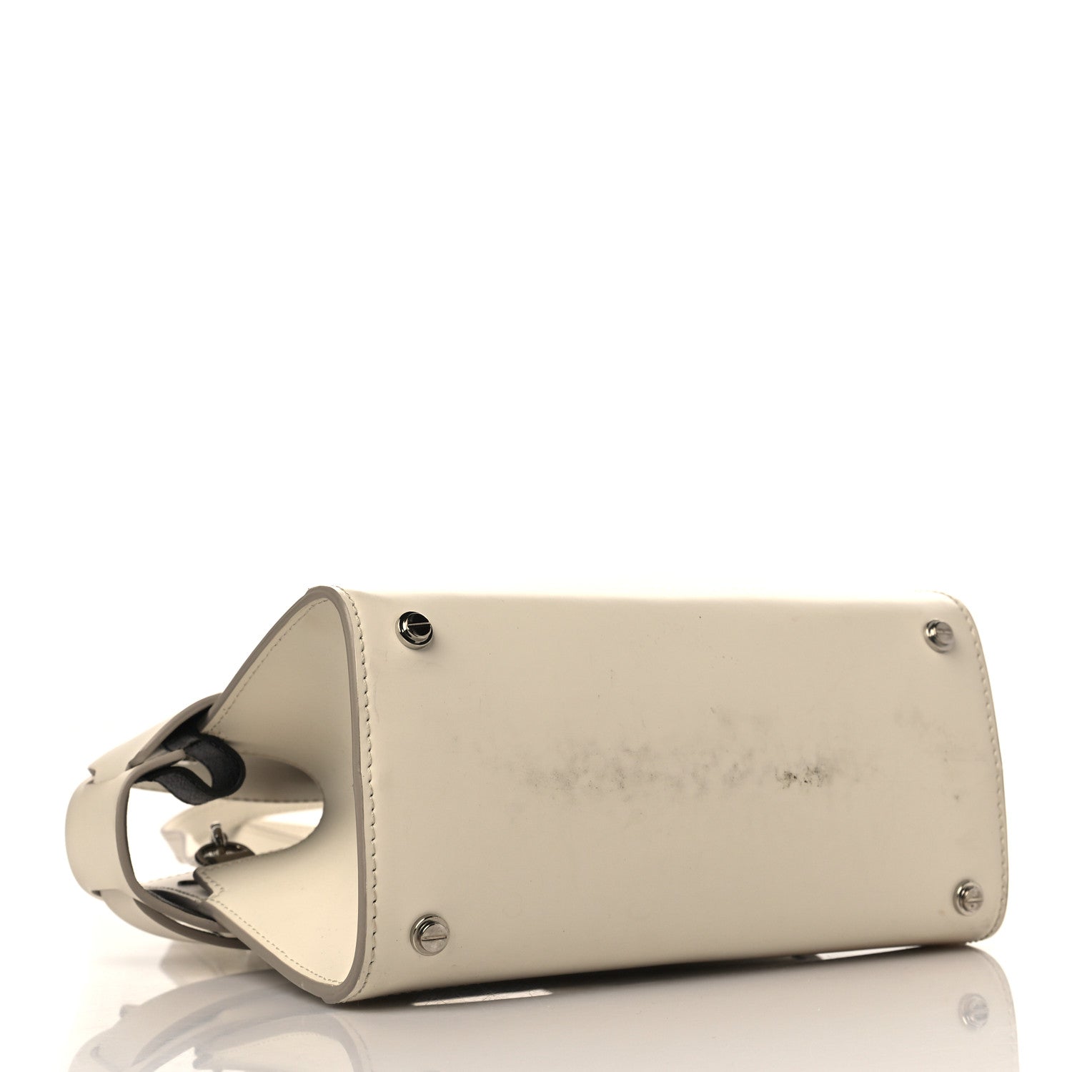 Givenchy Smooth Calfskin Mini Horizon Satchel Off White 3 of 12